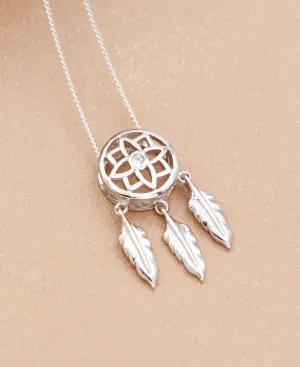 Sparkling Dreamcatcher Necklace