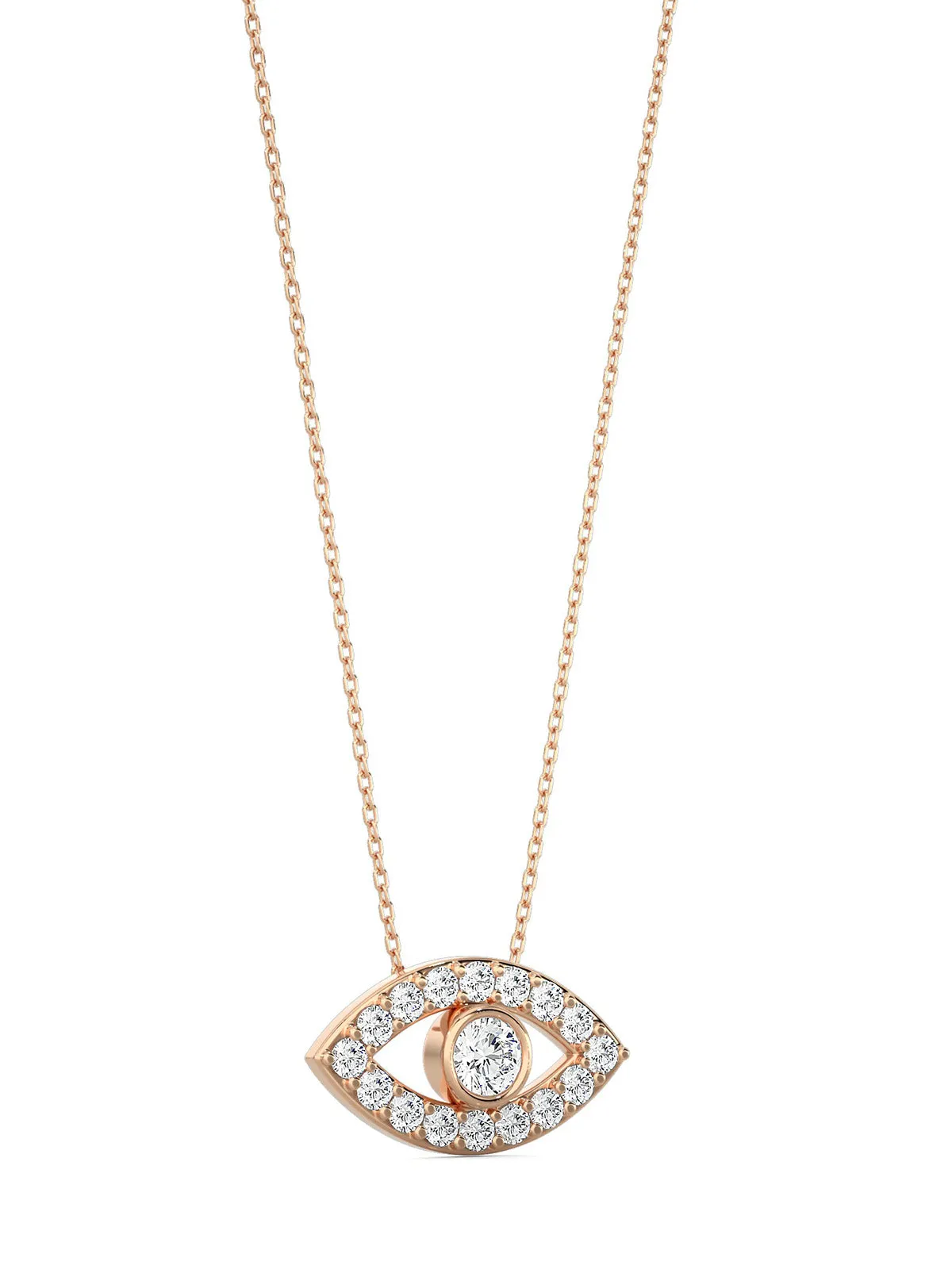 Sparkling Evil Eye Necklace