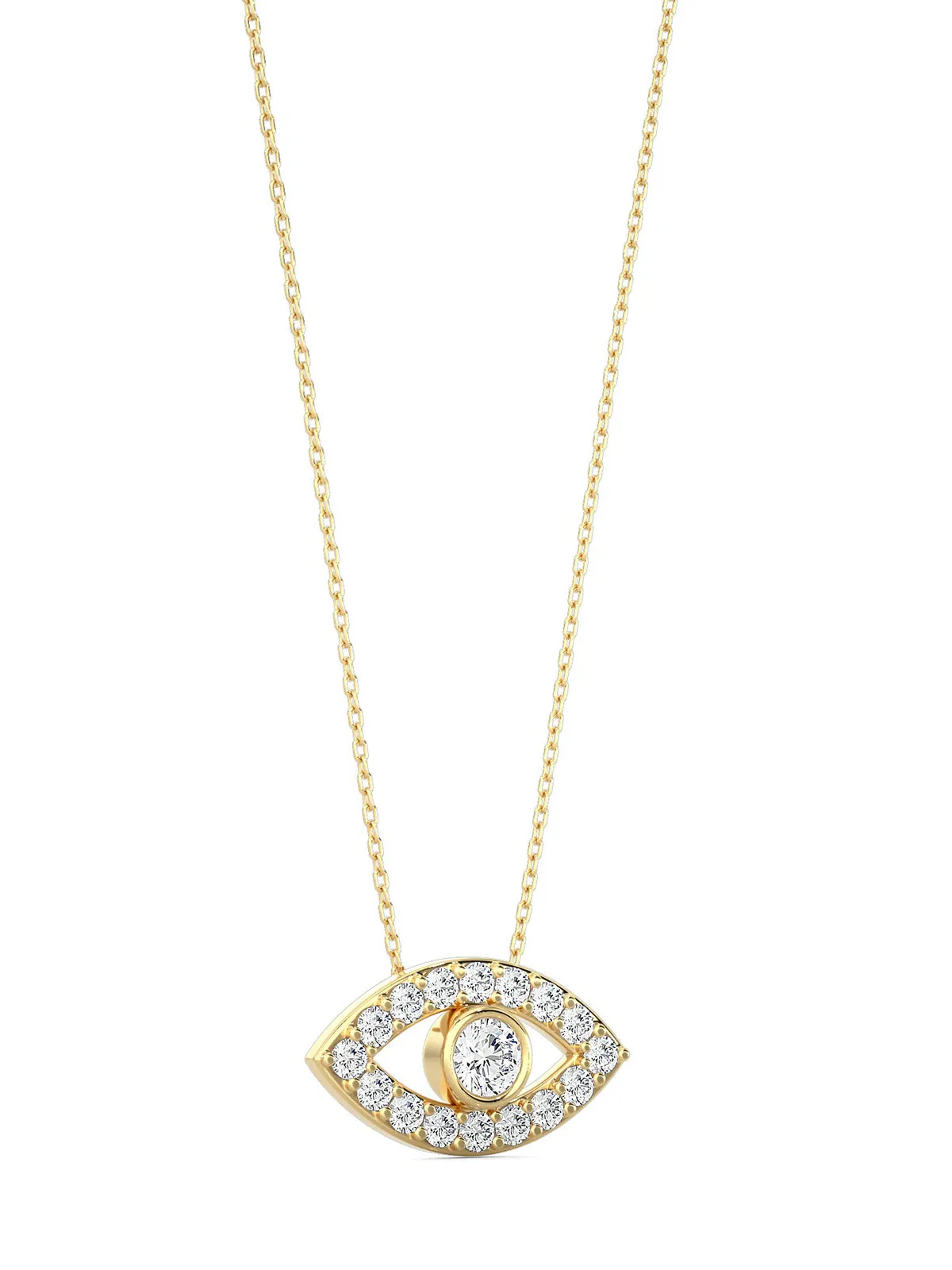 Sparkling Evil Eye Necklace