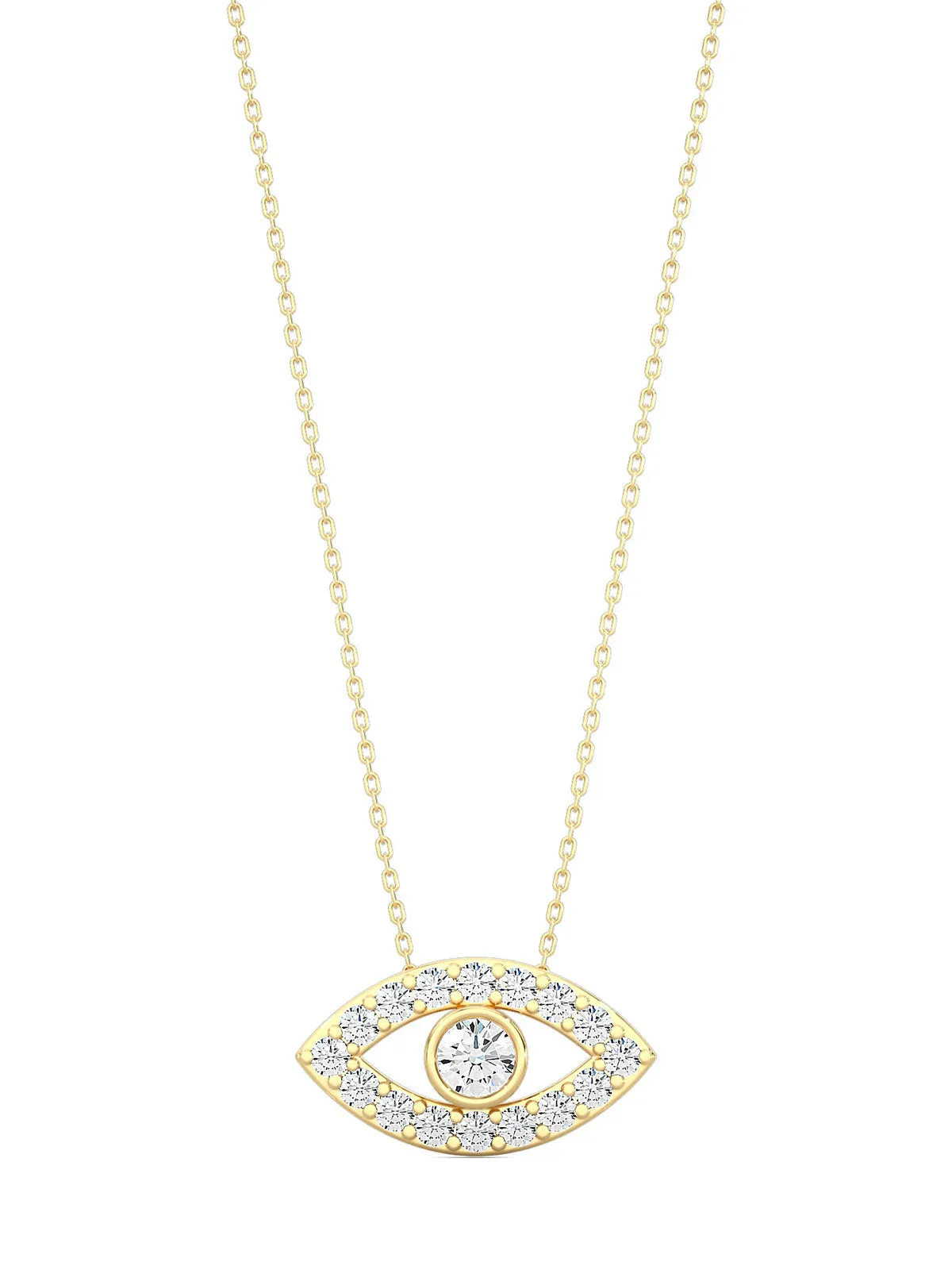 Sparkling Evil Eye Necklace