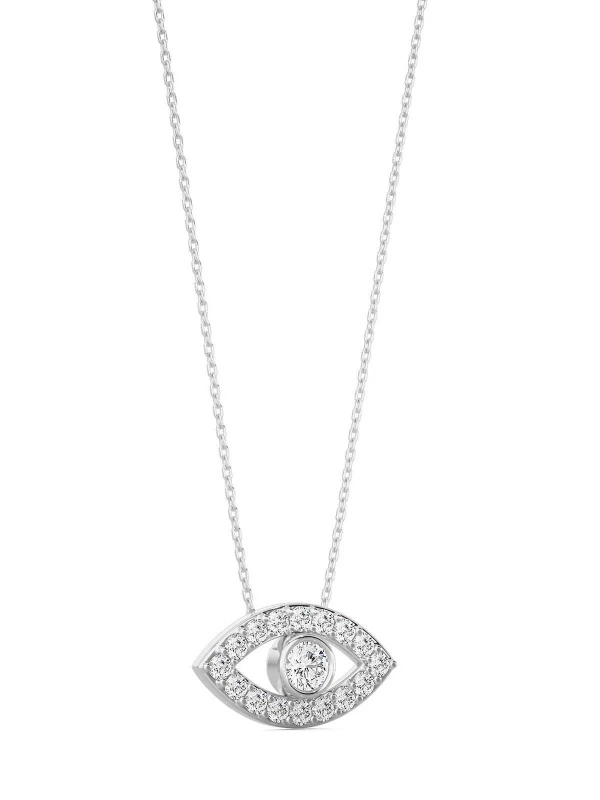 Sparkling Evil Eye Necklace