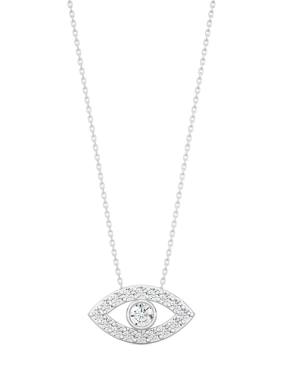 Sparkling Evil Eye Necklace