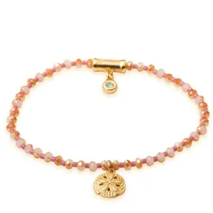 Spartina - Bracelet - Twinkle Stretch Bracelet Tawny/Sand Dollar
