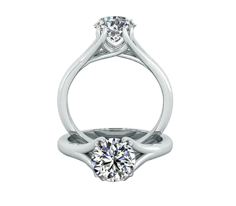 SPLIT CLAW PRONG SOLITAIRE