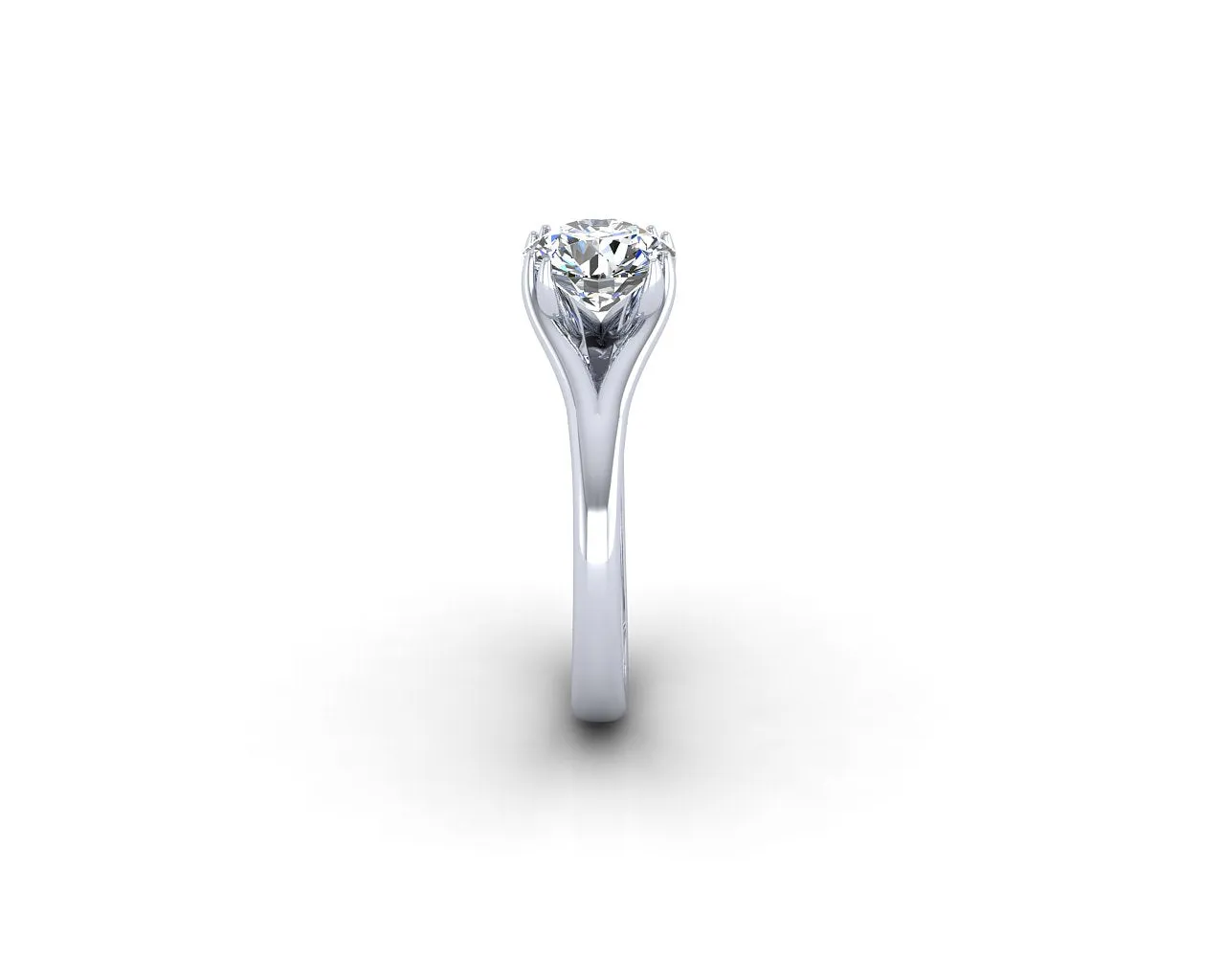 SPLIT CLAW PRONG SOLITAIRE