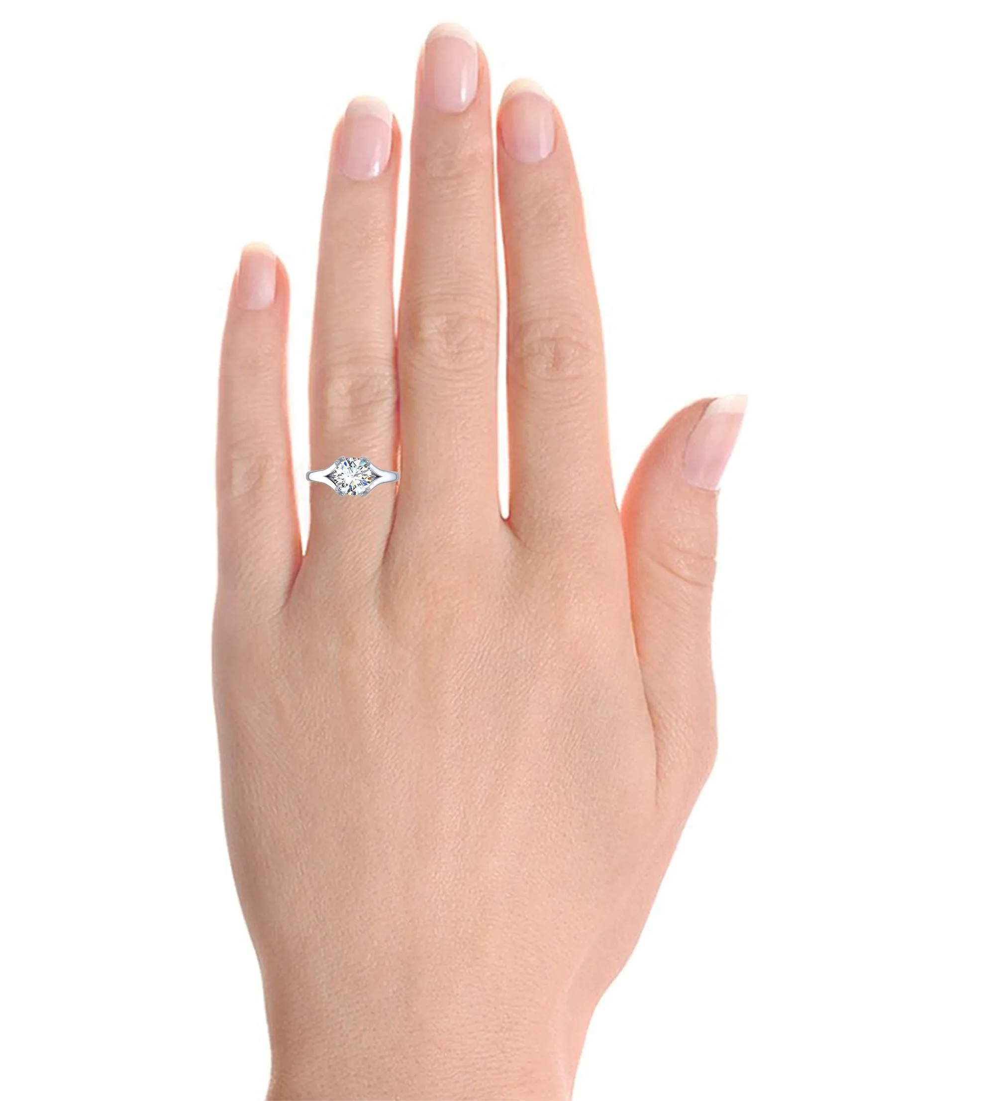 SPLIT CLAW PRONG SOLITAIRE