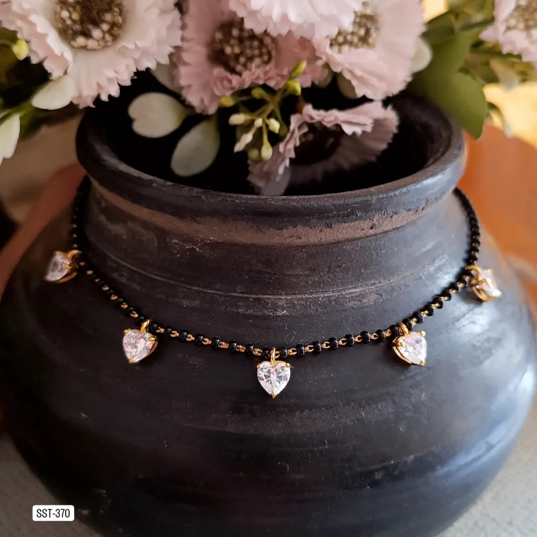SST 370 | HEART-SHAPED PENDANT MANGALSUTRA