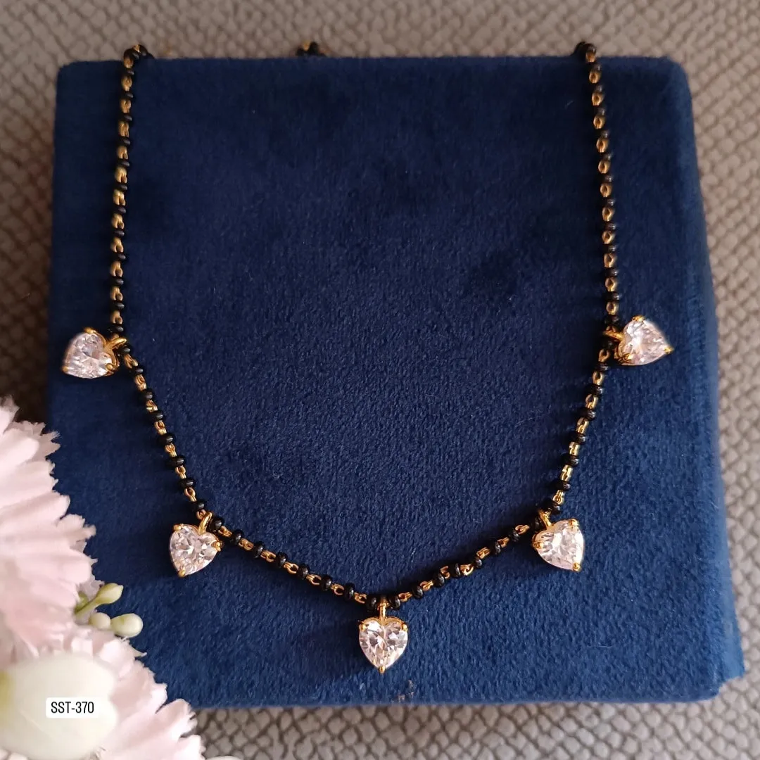 SST 370 | HEART-SHAPED PENDANT MANGALSUTRA