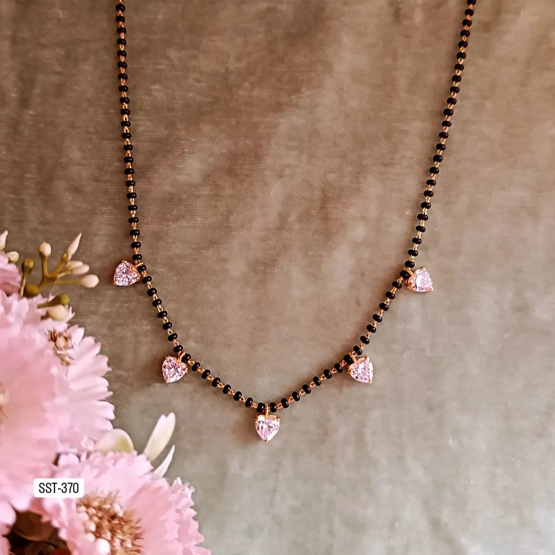SST 370 | HEART-SHAPED PENDANT MANGALSUTRA