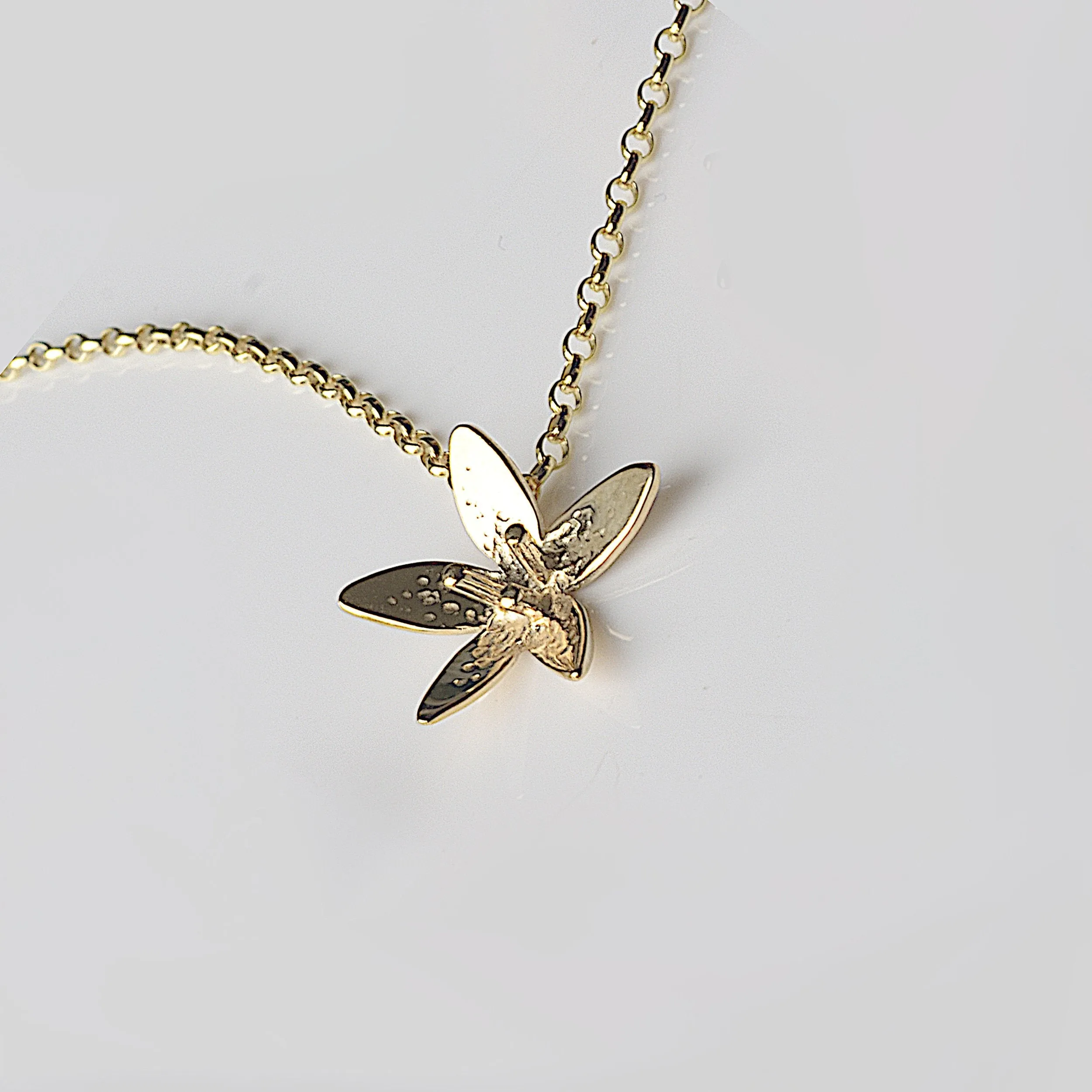 Star Flower | 9ct Solid Gold Pendant Small