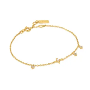 Star Kyoto Opal Sterling Silver Bracelet plated in 14K Gold