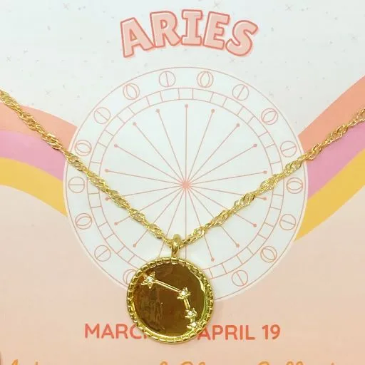 Starry Eyed Zodiac Constellation Necklace