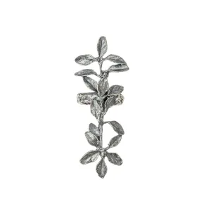Sterling Silver Long Leaf Ring