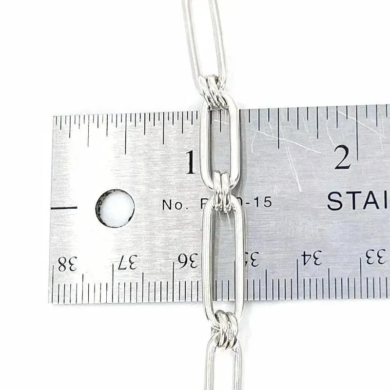 Sterling Silver Oval Link Bracelet