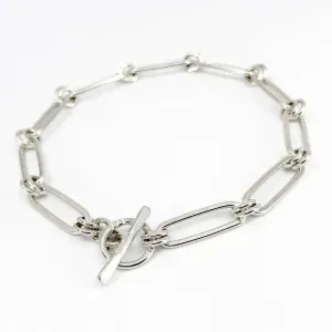 Sterling Silver Oval Link Bracelet