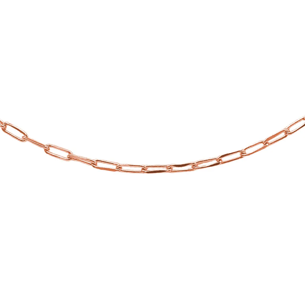 Sterling Silver Paperclip Chain Necklace