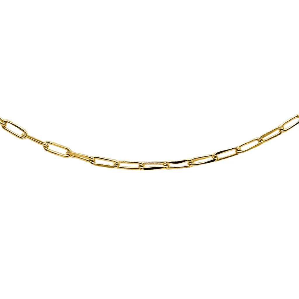 Sterling Silver Paperclip Chain Necklace
