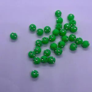 stone Acrylic color beads -50g 3