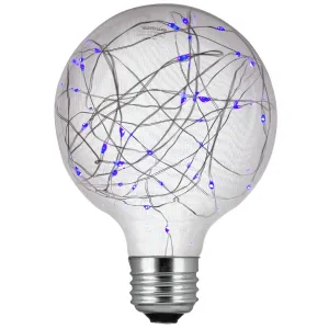 Sunlite  81180-SU - G30/LED/DX/1.5W/B G30 Globe String Decorative Light Bulb, Blue