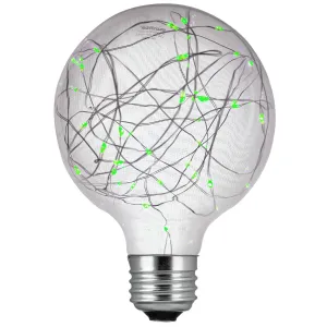 Sunlite  81181-SU - G30/LED/DX/1.5W/G G30 Globe String Decorative Light Bulb, Green