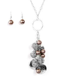Sure Thing Brown Necklace