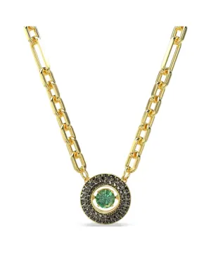 SWAROVSKI SPARKLING DANCE PENDANT IN GREEN