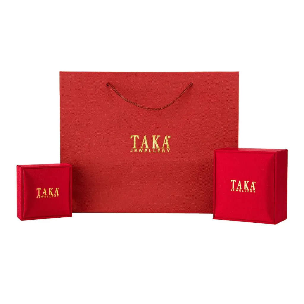TAKA Jewellery 916 Gold Bracelet Dumbbell