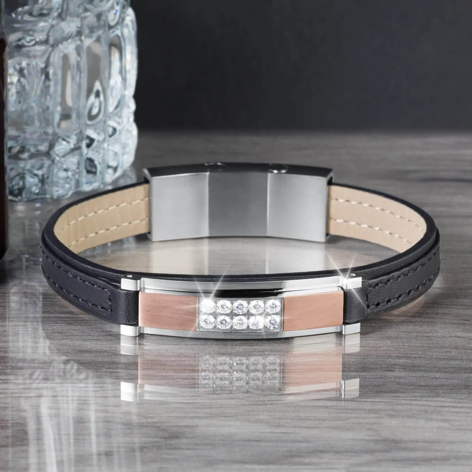 Tennessee Mocha Brown Men's Bracelet