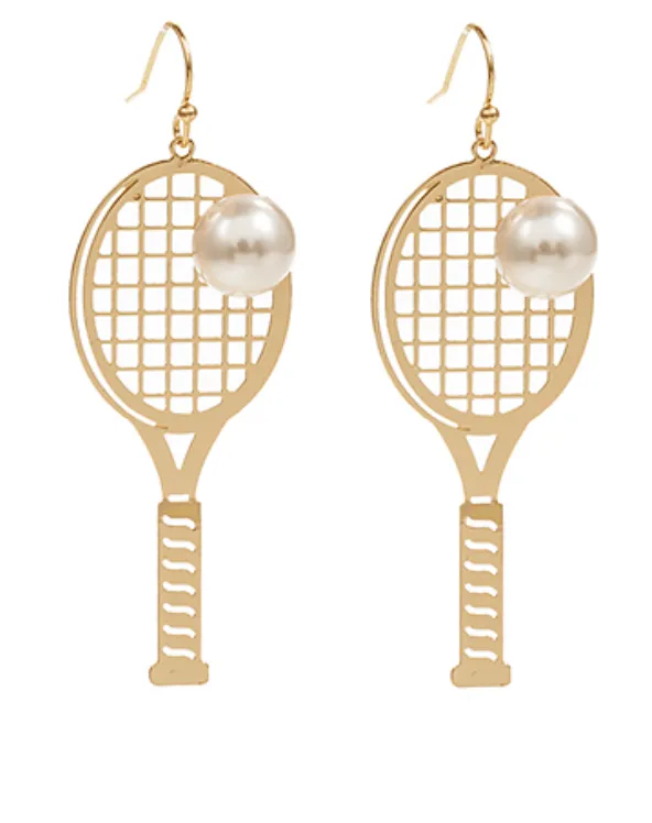 Tennis Racket Earrings