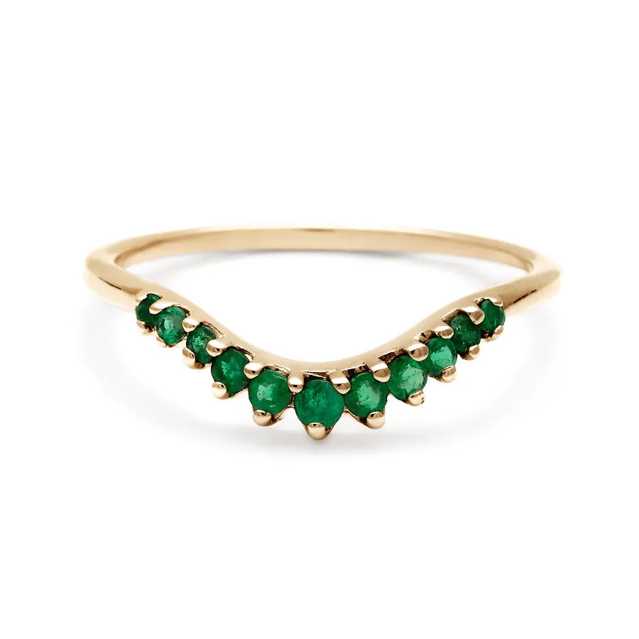 Tiara Curve Band (Size 6) - Was <s> $1,650 </s>