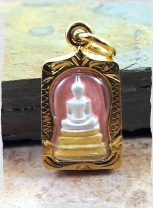 Tiny Gold Thai Amulet