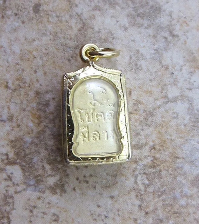 Tiny Gold Thai Amulet