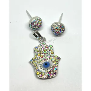Tornasol Hamsa-Eye Set