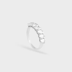 Tumbling Oval Band - 930 Recycled Silver
