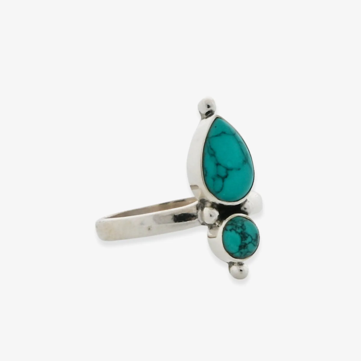 Turquoise Droplets Ring