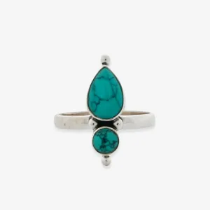 Turquoise Droplets Ring