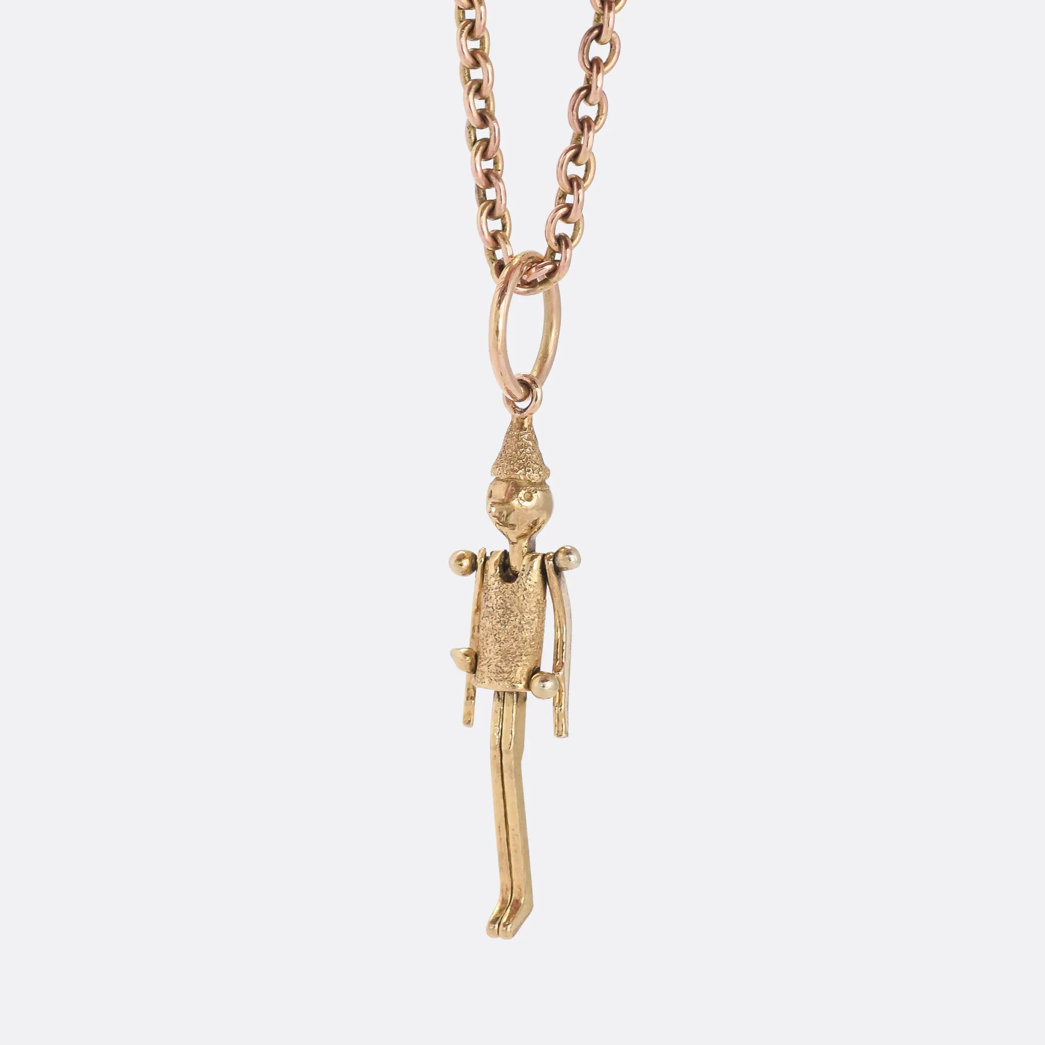 Victorian Gold Pinocchio Charm