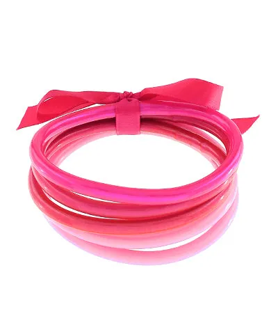 Waterproof Glitter Jelly Bracelet Set