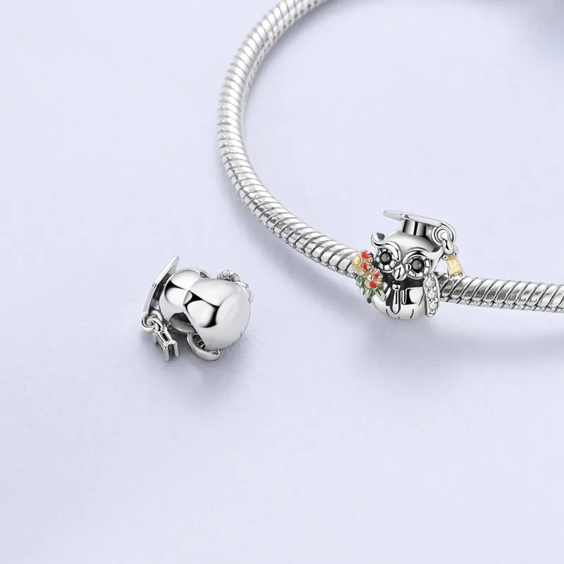 Wise Owl Graduation Charm