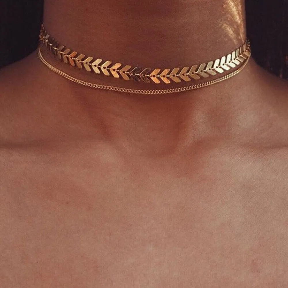 women's necklaces bohoo pendants charming multilayer collar necklace ✈️ free.shipping