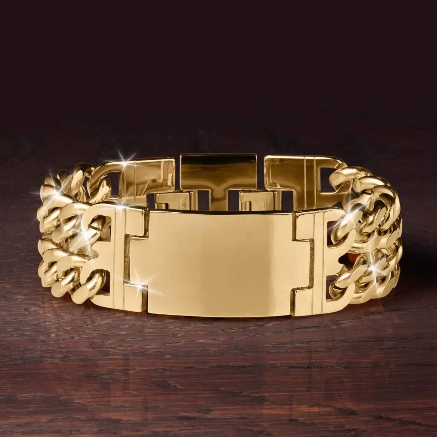Yale Duo Curb Bracelet