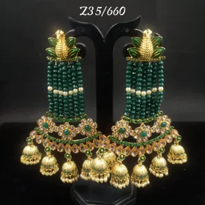 ZEVAR I Kundan Earrings - Exquisite Traditional Jewelry