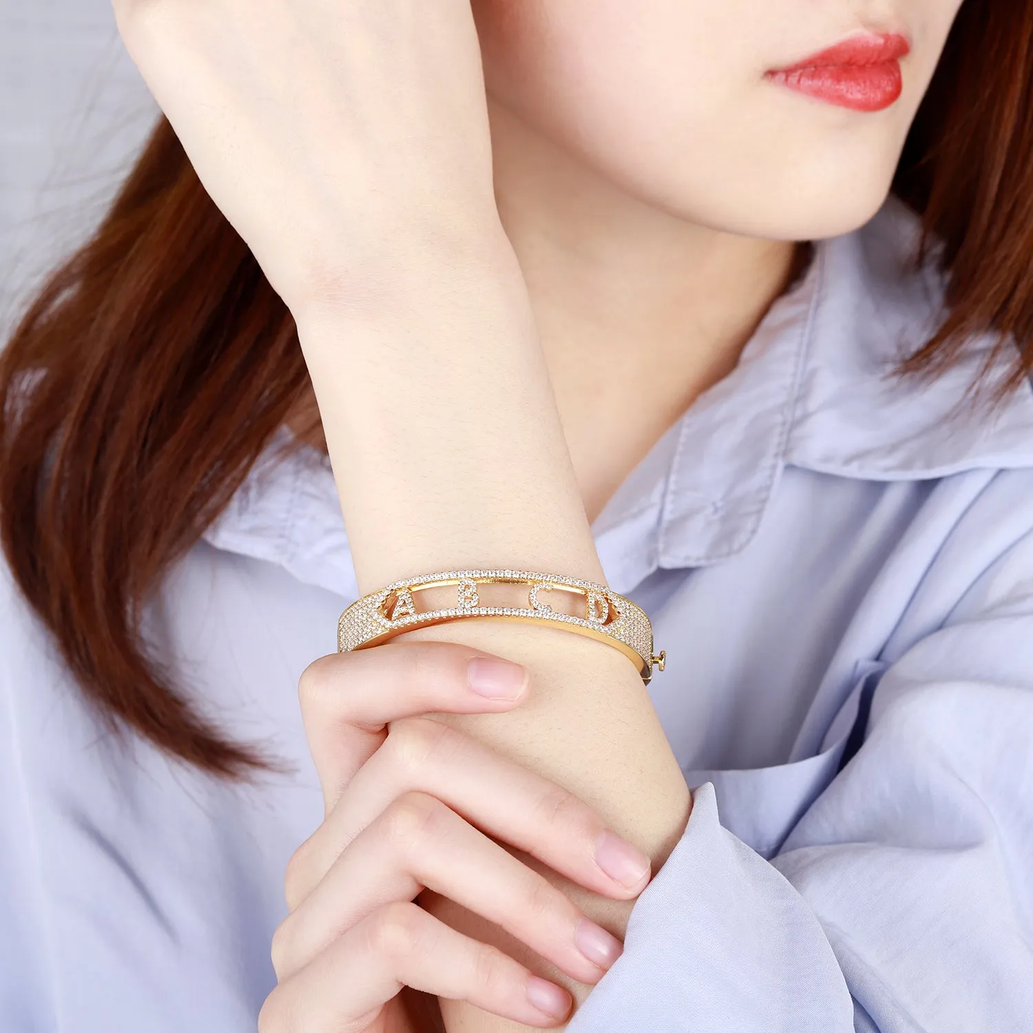 Zirconia  Name Bracelet QB335